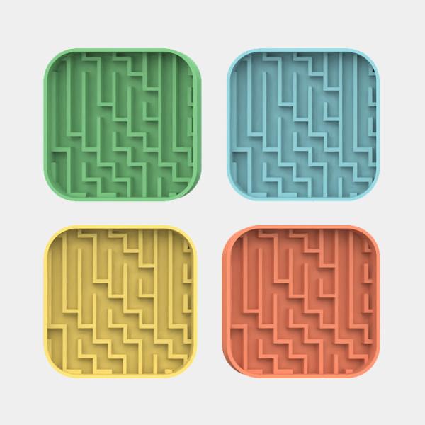 Wholesale Custom Food Grade Silicone Bowl Dog Pet Slow Feeder Bowl Christmas Theme Pet Food Bowl Pet Lick Mat