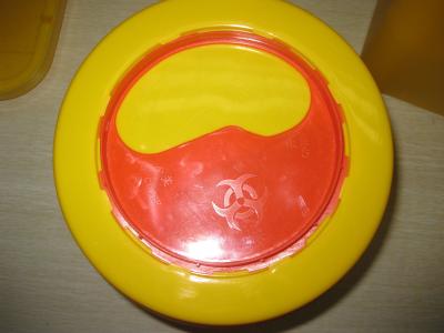 Sharps Container for waste collection