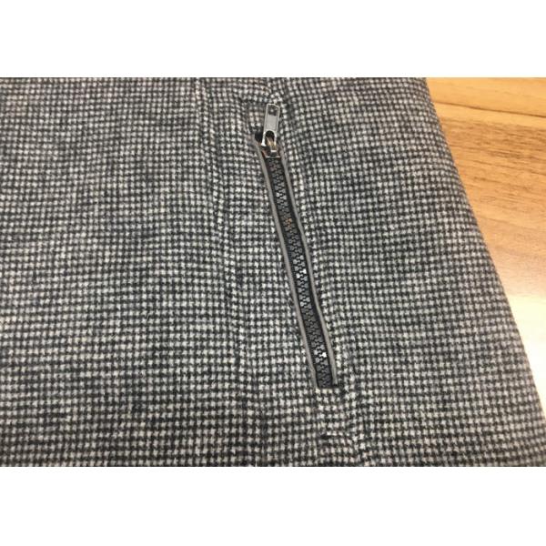 Slim Melton England Style Hooded Ladies Check Coat Womens For Winter Season