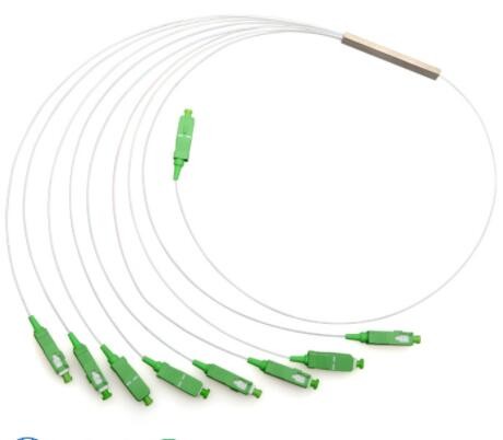 PON 8 Way Cable Splitter , 1 8 Sc Apc Splitter Mini Stainless Steel