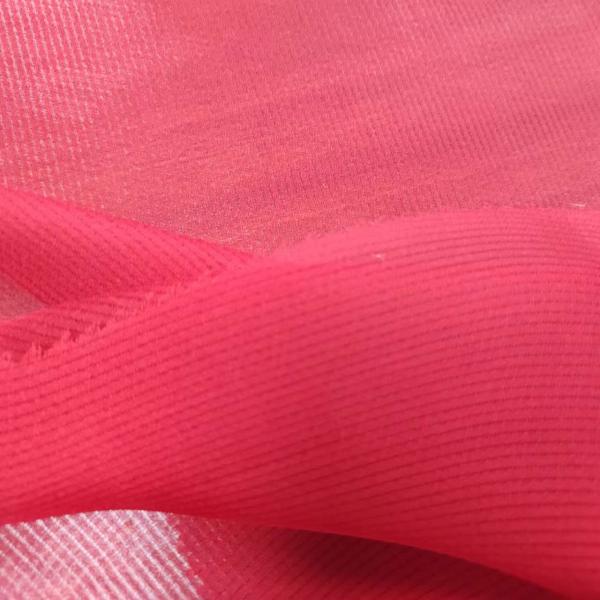 Breathable 100% Polyester Dyed Chiffon Fabric Dress Skirt 46G DTY100D/48F+40D