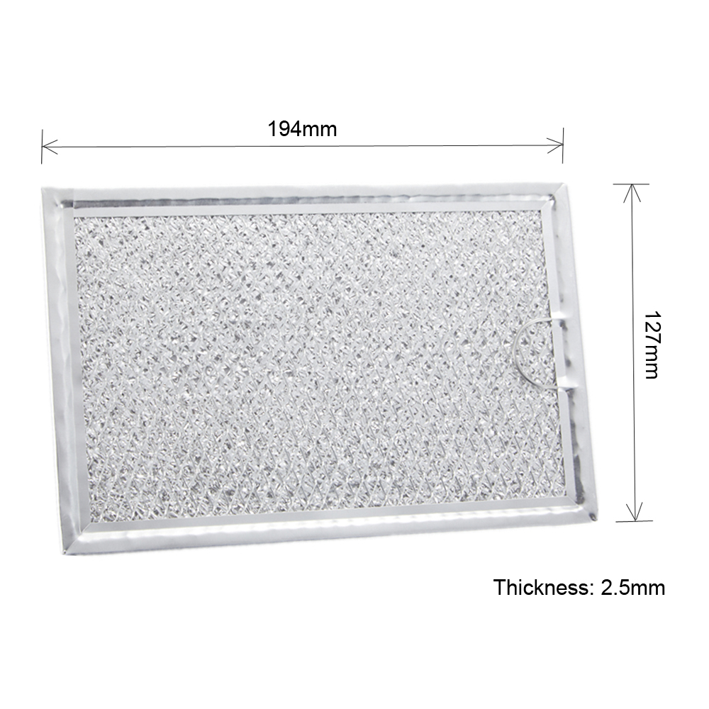 Upgraded Aluminum Mesh Microwave Grease Filter 7-5/8 X 5 inch Eco-Friendly Kitchen Hood Replacement