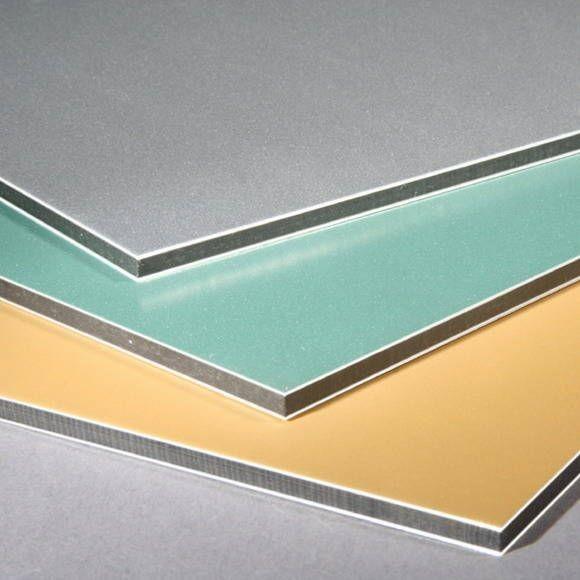 0.21mm Panneau composite en aluminium PVDF revêtement murale métallique