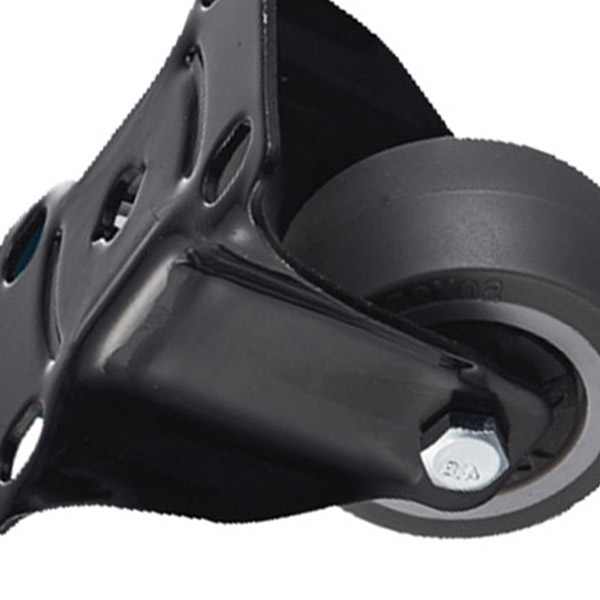 Полипропилена плиты 2 дюймов рицинусы обязанности твердого черные светлые катят для машинного оборудования