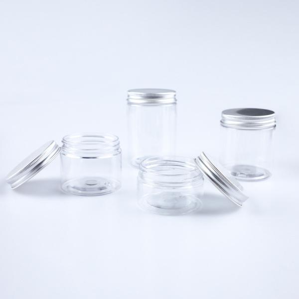 Cosmetic Packaging Food Grade Honey Jar 150ml 250ml Frosted Clear Amber Pet Plastic Cream Jar