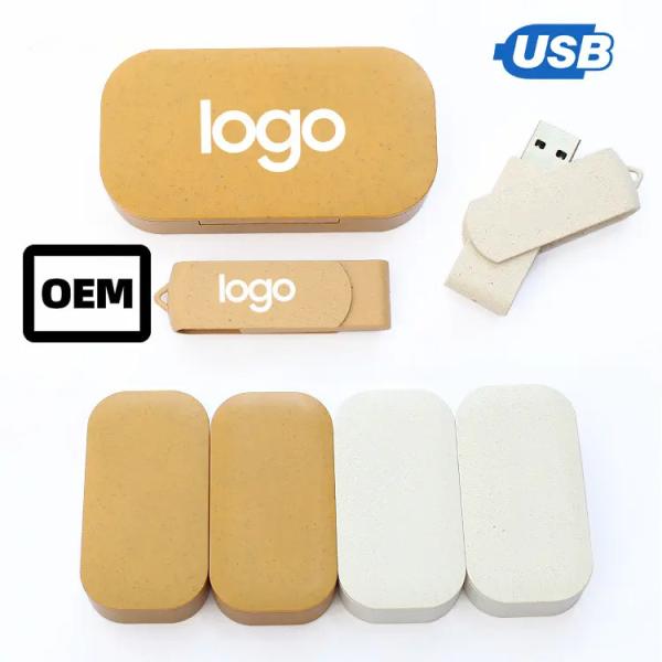 2.0 3.0 Custom LOGO Деревянный USB-накопитель 16GB 32GB 64GB 128GB