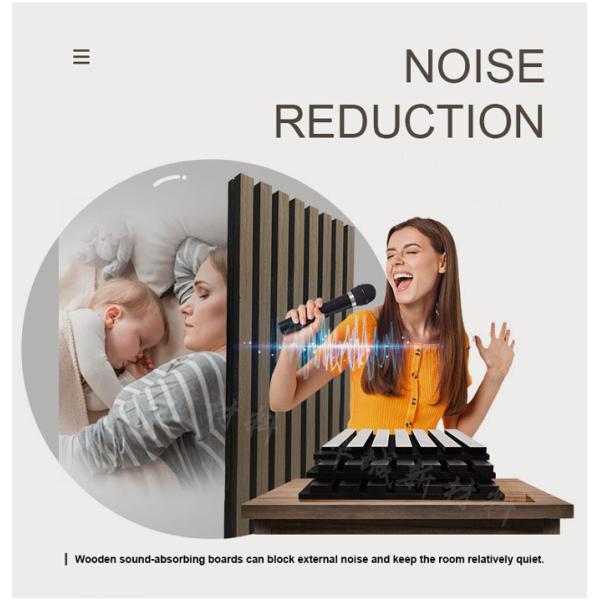 Custom Acoustic Wood Panel Wall 1220x2440mm Black MDF Polyester