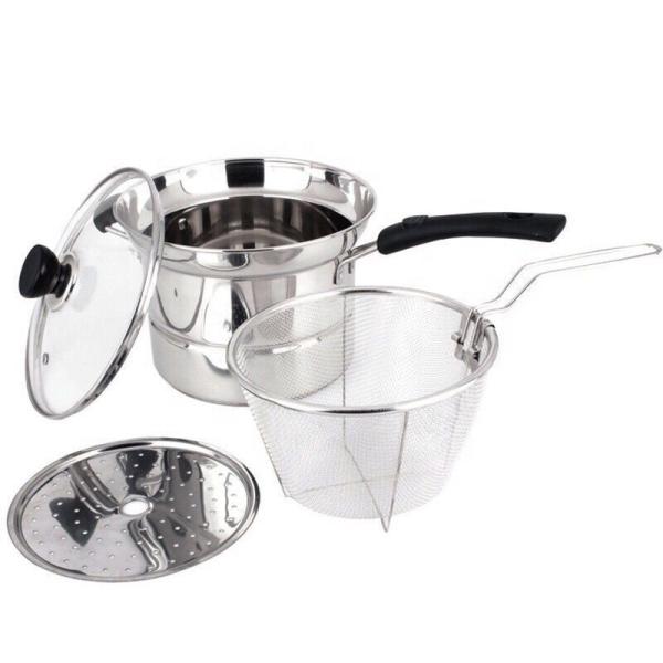 Stainless Steel Kitchen Sauce Pans Sustainable  Eco Friendly Milk Pot