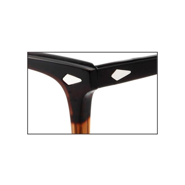 Two Tone Laminated Acetate Frame Glasses Classic Square Men Women Optical