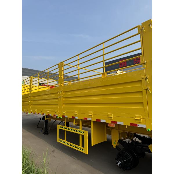 CIMC acier de haute qualité transport de gros 40 t 60 tonnes 4 axes paroi latérale transport de marchandises camion conteneur clôture semi-remorque