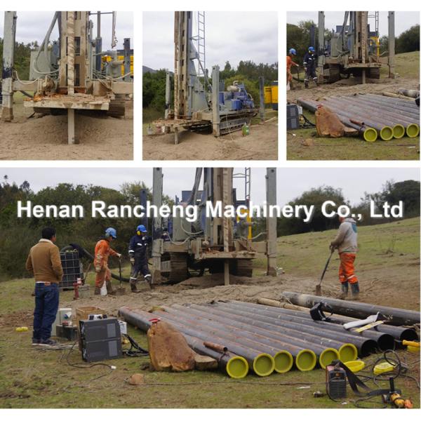 Équipement de forage de puits d'eau à haute vitesse rotative 160 kW Moteur 650 m Profondeur de forage