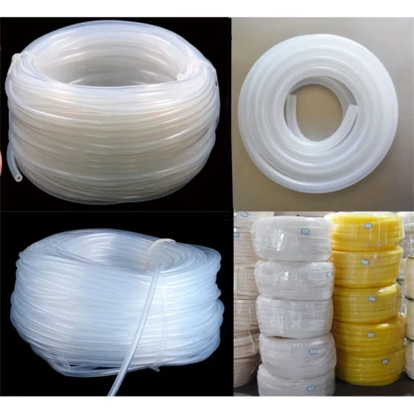 Silicone Tubing High-Temperature Pure Silicone Hose Tube Clear Pipe for Home Brewing Air and Liquid Transfer