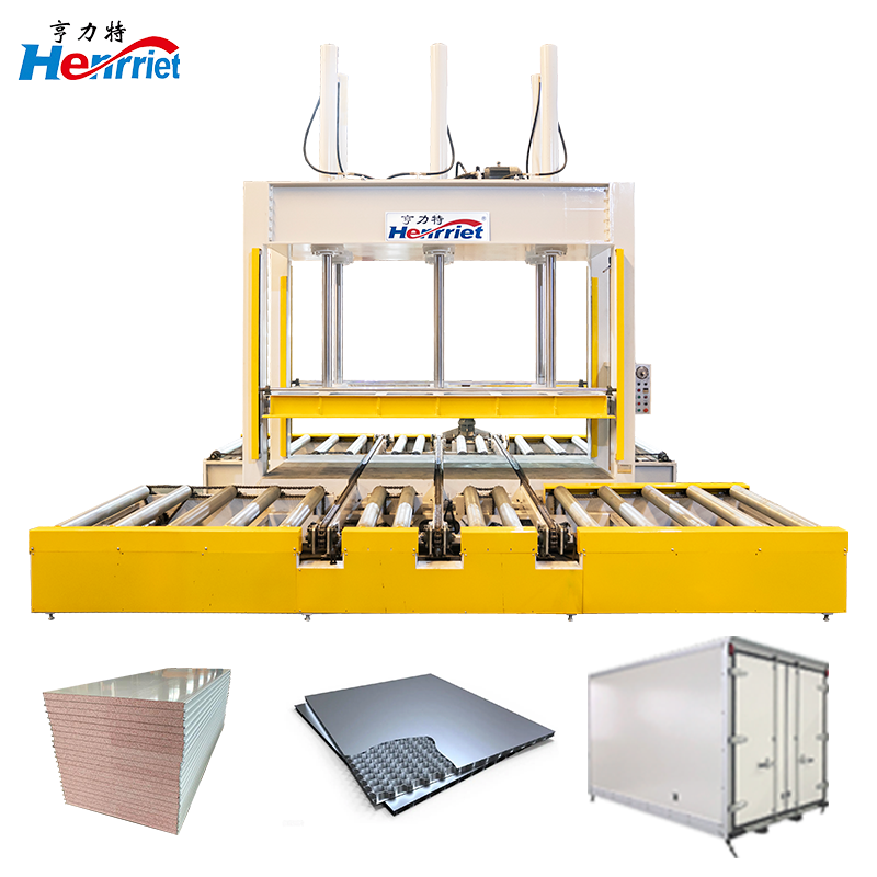 Large Heavy-duty Hydraulic Cold Press with Roller Shaft for Plywood Clean Board Medical Door Panel Solid Wood Door Panel