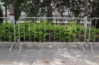 Barrière provisoire Galvanized de barrière de contrôle des foules du trafic de sécurité routière