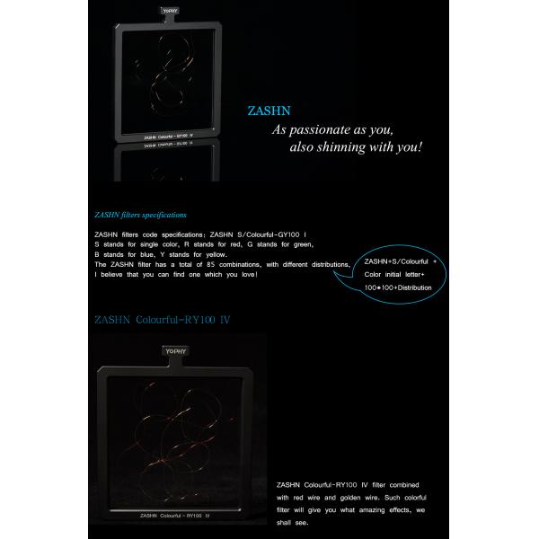 Multi Coating Camera Lens Effect Filters , ZASHN Camera Lens Sun Filter 