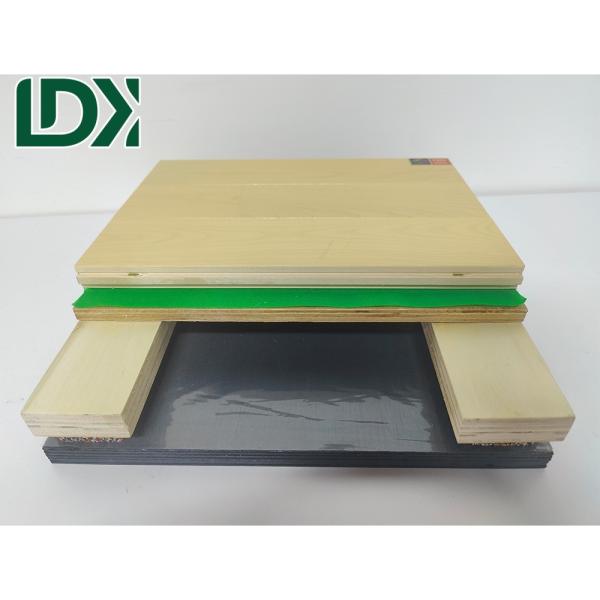 Cancha de baloncesto asequible de madera de arce, diseño personalizado para interior o exterior