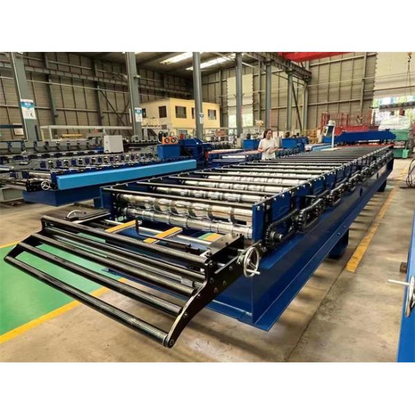 High speed Roof Panel Roll Forming Machine 0.3-0.8mm used for roof