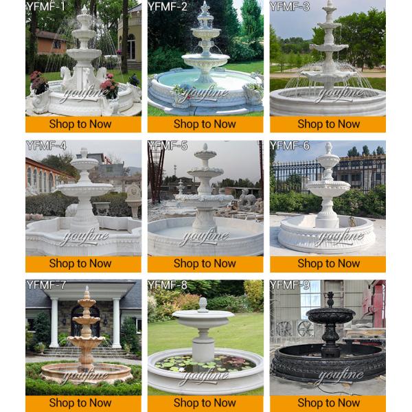 Modern Architectural Decor Simple Marble Dubai Fountain