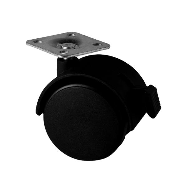 Modern Design Plastic Office Furniture Chair Caster Wheels Load Capacity 20/30/40kg