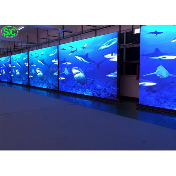 Front Open Led Video Screen Rental P6mm / Super Bright Led Display Board Wide View Angle
