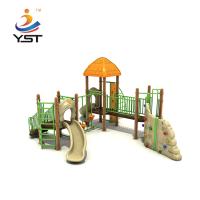 Le PVC a enduit des enfants que la glissière de terrain de jeu a galvanisé des ensembles d'oscillation d'arrière-cour