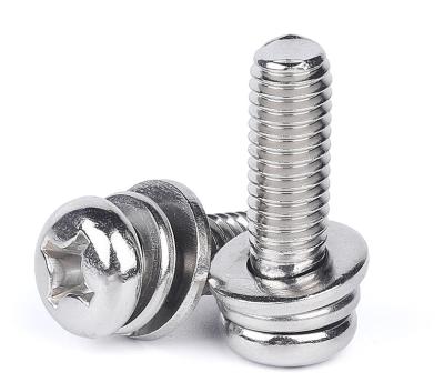 Serre à rouleaux croisés de la série Pan Head Screw avec laveuse