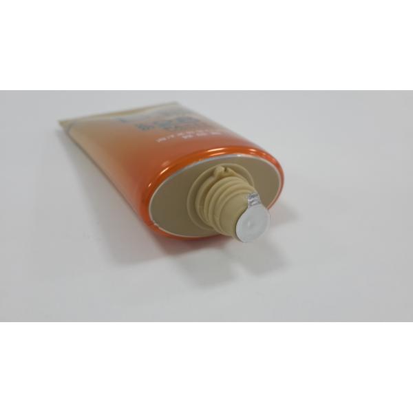 золото овального косметического барьера алюминия трубки 50г/ЭВОХ упаковывая гальванизировало овальную крышку