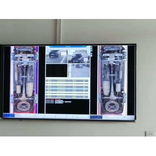 Dual Channel Under Vehicle Screening System To Detect Contraband , Weapons In Border