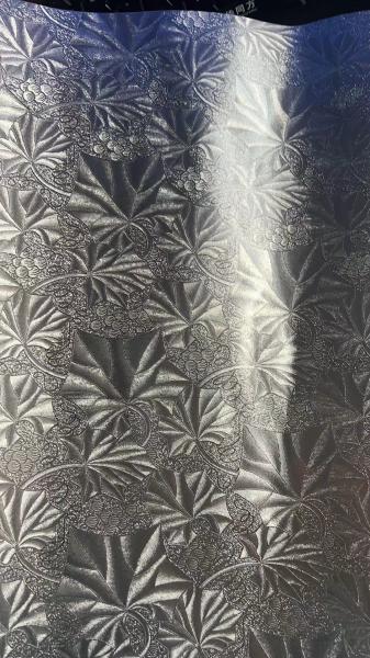 Customized Embossed Gold And Silver Foil For Cake Tray Made And Black And White Metalized Film  For  Coke  Board