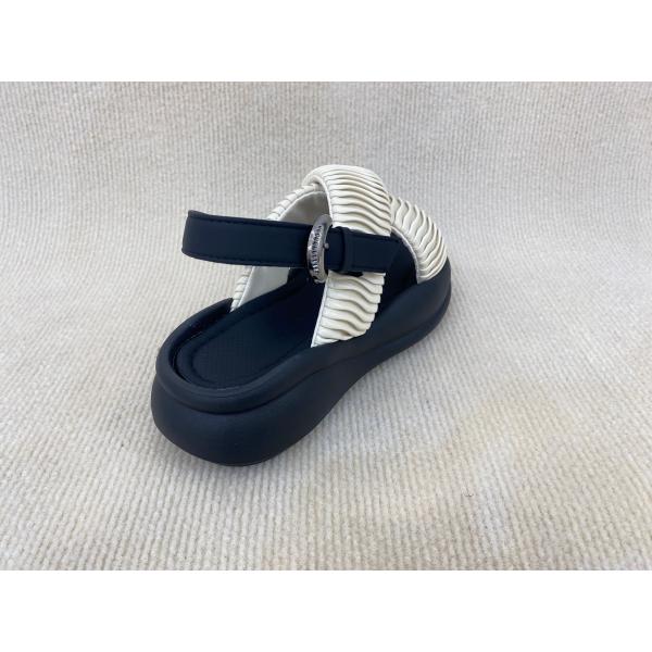 White Women Fashion Flip Flops With Flat Heel