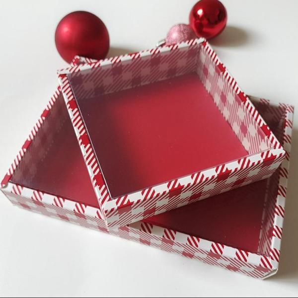 Christmas Candy Gift Paper Boxes With Festive Designs For Cookies And Small Gifts