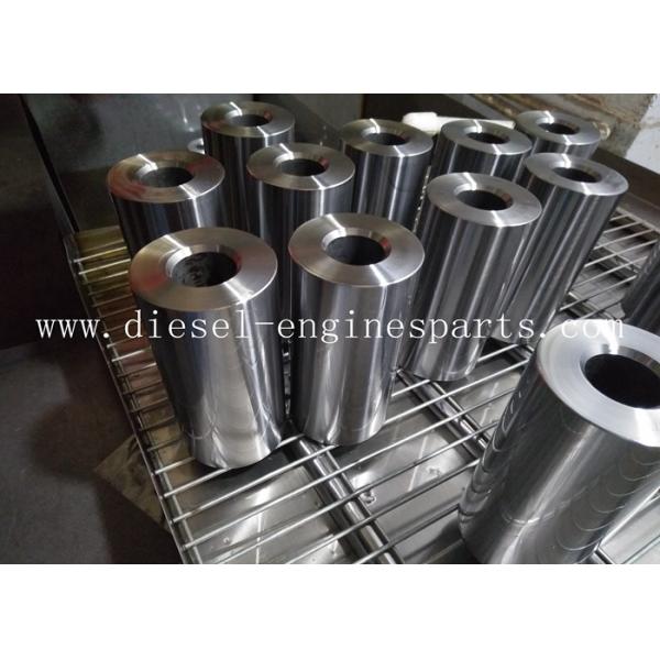 Wear Proof Engine Piston Pin Drilling Process Bright Silver Color