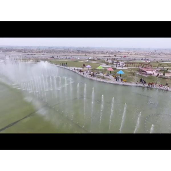 Нержавеющая сталь пруд Джет танцевальный фонтан воды 380V 50HZ 220V