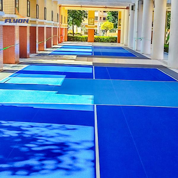 2-3 Mm Thickness Pickleball Court Mat with 8 Years Service Life for Indoor and Outdoor Use