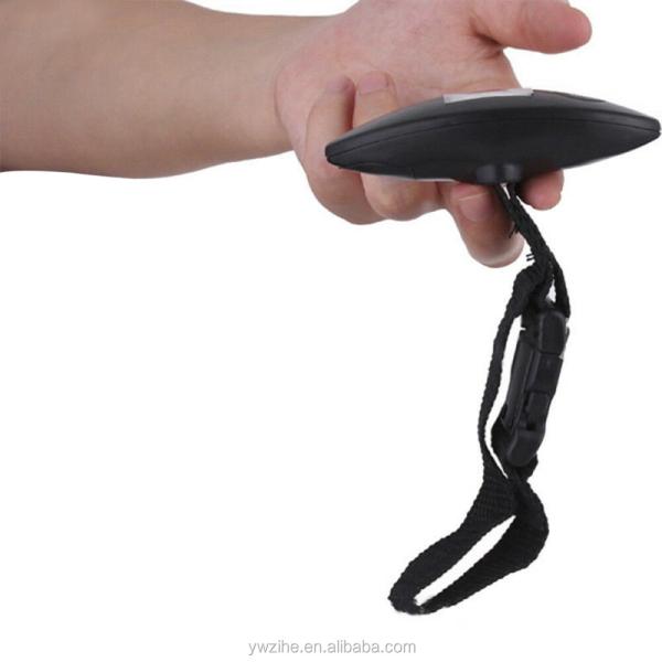 Portable LCD Digital Electronic Luggage Scale 40kg/100g Handled Travel Bag Weighting Battery Powered Button Battery Yes