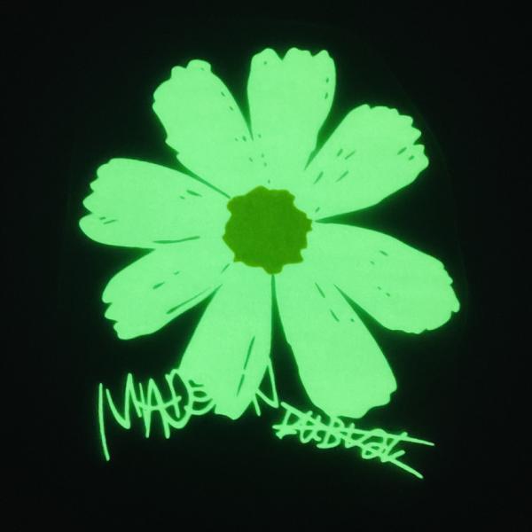 Heat Transfer Glowing Logo At Night For Clothing Customized