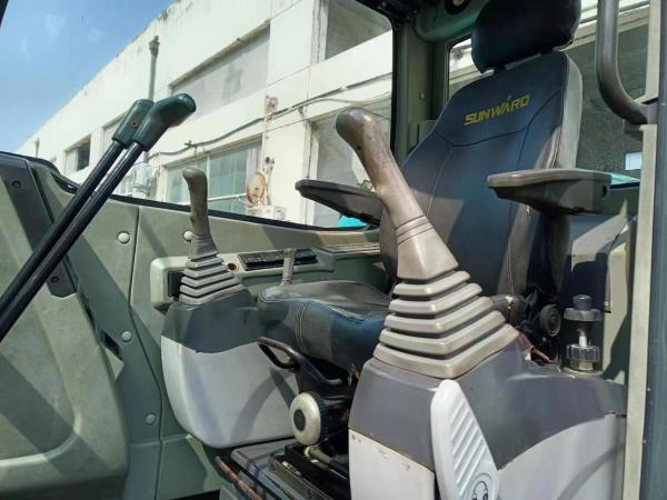 Sunward Swe70E usou a máquina escavadora hidráulica 7 Ton Mini Used Crawler Excavator