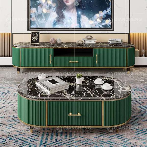 Современная искусственная мраморная мебель таблицы ТВ верхней части для столовой