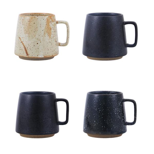 Rustic Porcelain Coffee Cup With Handle