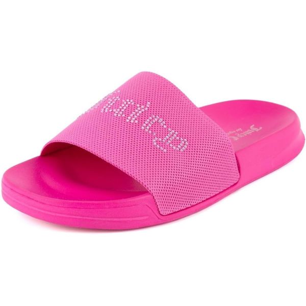 Utilisation occasionnelle en plein air Des toboggans d'été Sandals plats avec une partie supérieure textile en perles