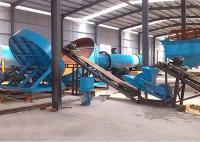 Linha de produção de pellets NPK Linha de produção de pelletizer de disco de composto
