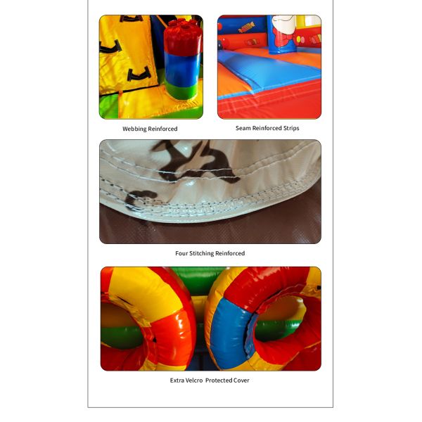 Cartoon Inflatable Bounce House Princess Inflatable Kids Jumping Castle Bouncer Children's Outdoor Inflatable Bouncer House