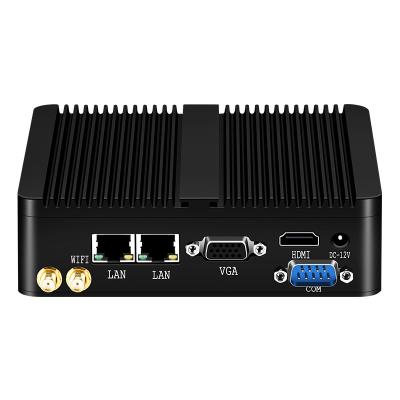 Dual LAN Dual COM PC industriel sans ventilateur avec processeurs Intel Celeron série N