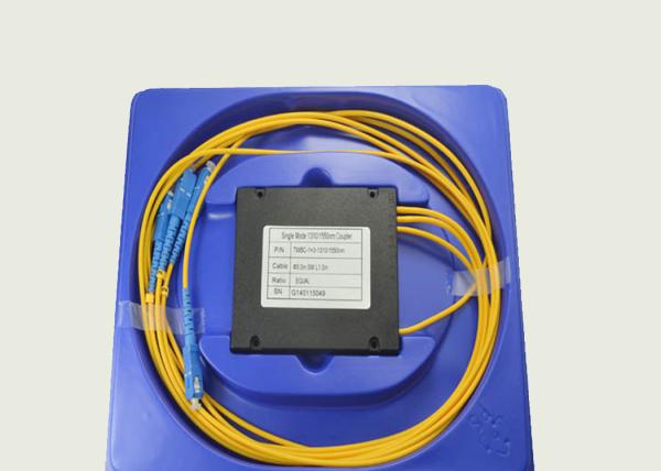 3 Way Fused Biconical Taper Splitter Customized Length Wide Operation Wavelength