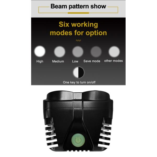 Идет Pro кронштейн 5000 люменов велосипед электрофонарь СИД прочный и водостойкий