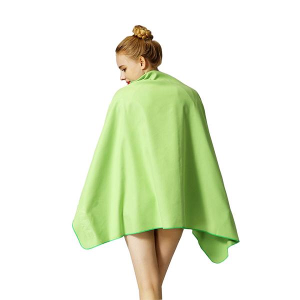 toalha de ginástica portátil de microfibra bordada seca rápida