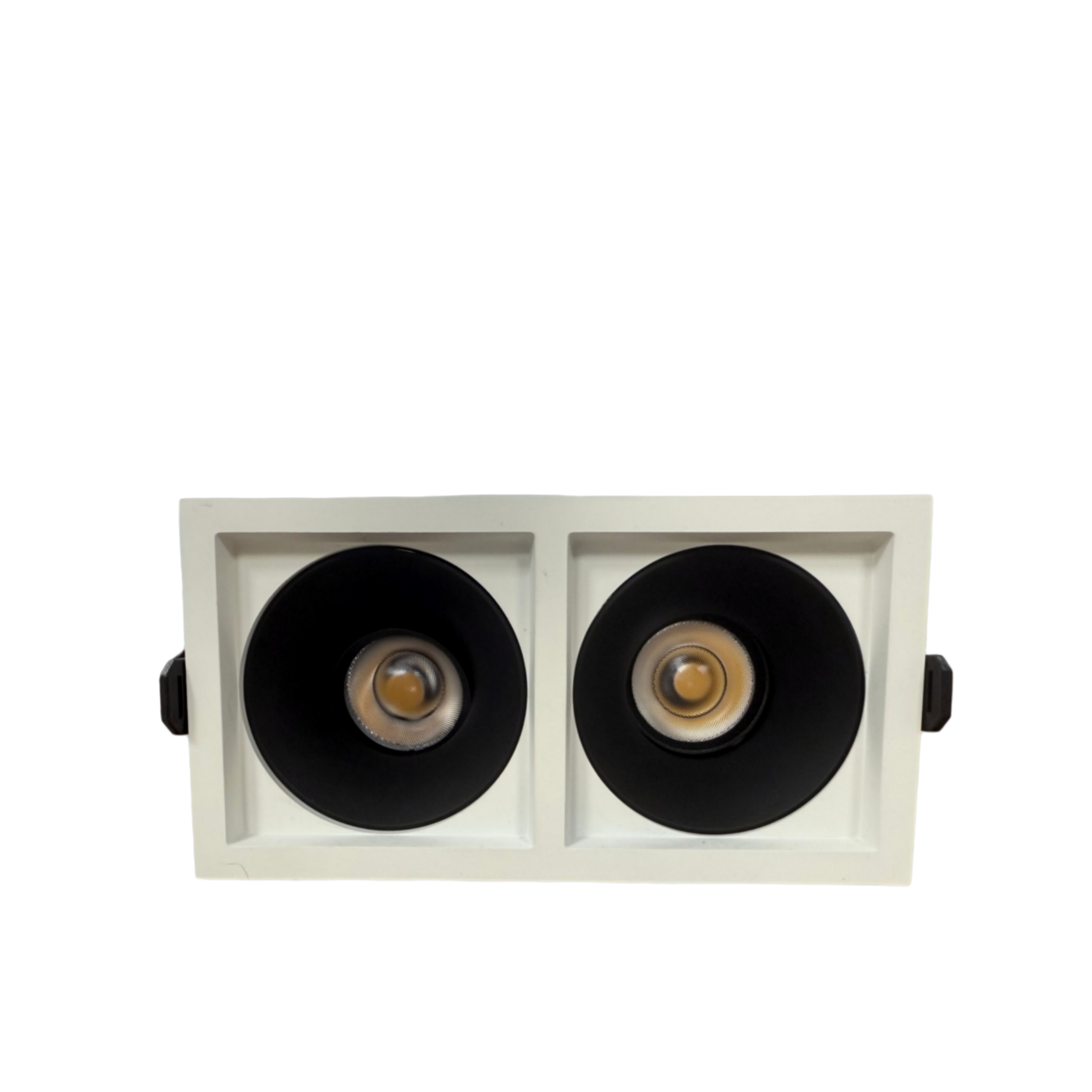 Square Recessed LED Down Light 3*7W Single/Double/Triple Head 100LM/W CRI90 IP20 IP44 Reflector Ceiling Downlight