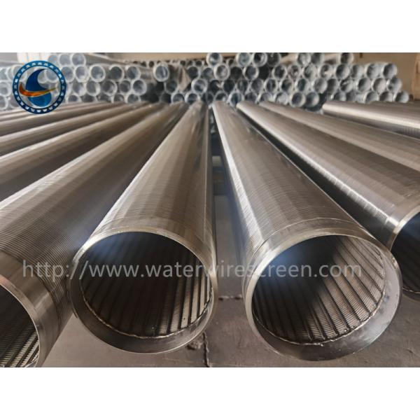 Stainless Steel Od168mm Wedge Wire Screen Pipe With 1.0mm Slot