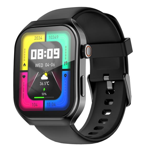 LA42 Women Fashion AMOLED Smart Watch Super Thin With Functional Crown