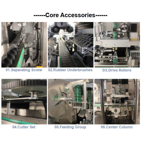 Shrink Sleeve Label Wrapping Machine For Bottle Automatic Heat Shrink Tunnel Sleeve Labeling Machine